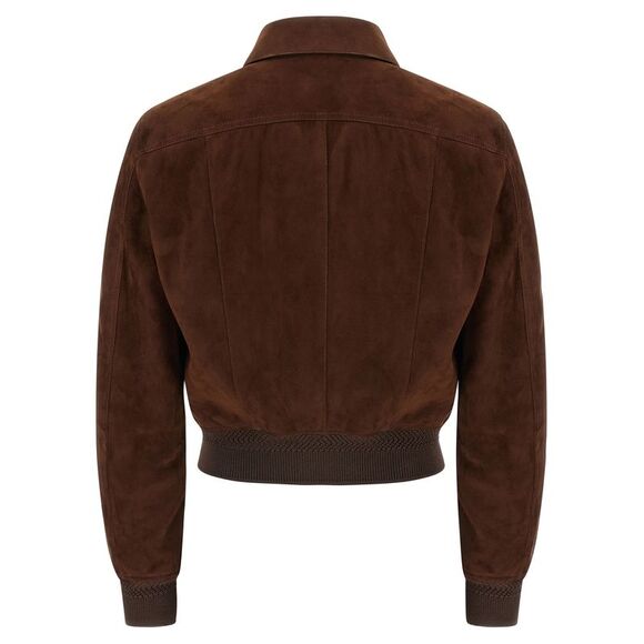 Tom Ford Women's Suede Bomber Jacket - Picture 2 of 4